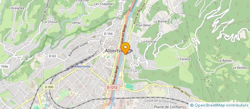 localisation de l'entreprise INTO THE WHITE  ALBERTVILLE