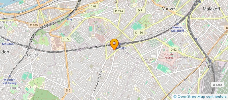 localisation de l'entreprise INTONATION  CLAMART