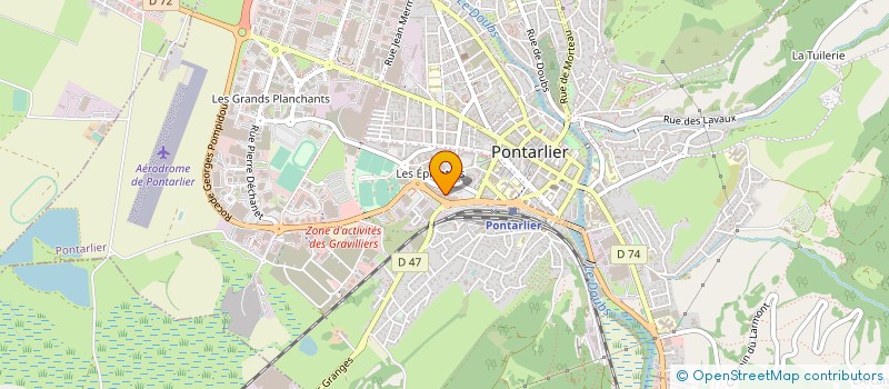 localisation de l'entreprise INTOO MARCHAND DE BIENS  PONTARLIER