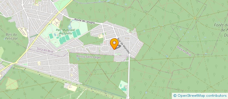 localisation de l'entreprise INTOX'ALIM - ASSOCIATION FRANCAISE SUR LES INTOXICATIONS ET POUR LES VICTIMES ALIMENTAIRES  SUCY-EN-BRIE