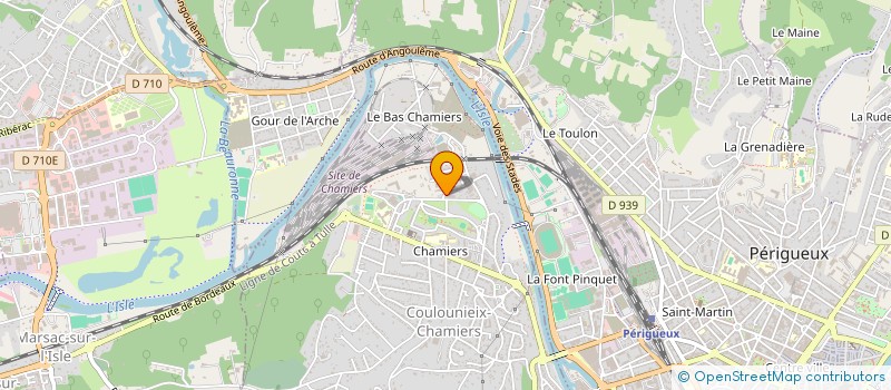 localisation de l'entreprise INTRA ENERGIES  COULOUNIEIX-CHAMIERS