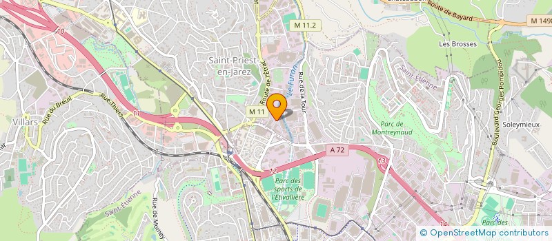 localisation de l'entreprise INTRA MUROS  SAINT-PRIEST-EN-JAREZ