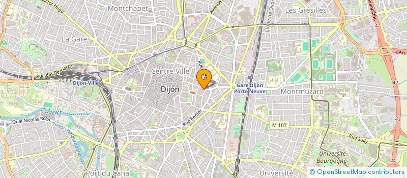 localisation de l'entreprise INTRA MUROS à DIJON