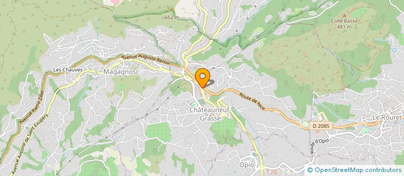 localisation de l'entreprise INTRA-MUROS  CHATEAUNEUF-GRASSE