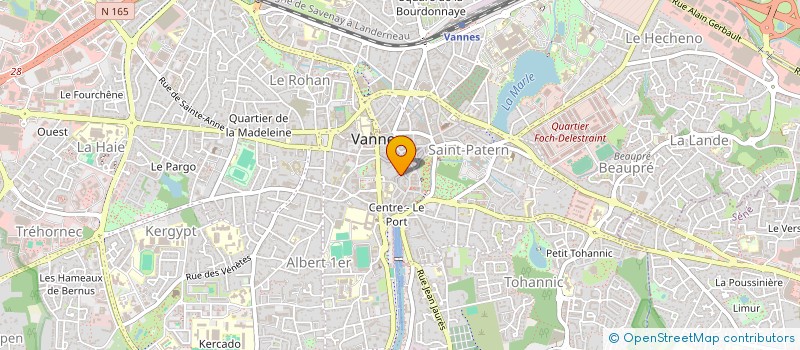 localisation de l'entreprise INTRA-MUROS  VANNES