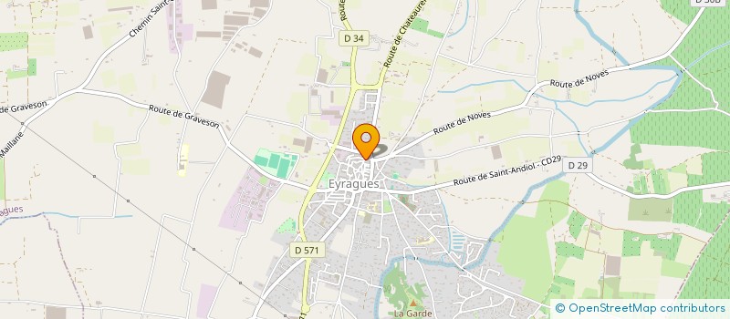 localisation de l'entreprise INTRA MUROS  EYRAGUES