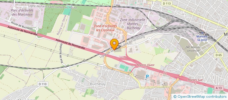 localisation de l'entreprise INTRA-NET PROPRETE MULTISERVICES à BUCHELAY
