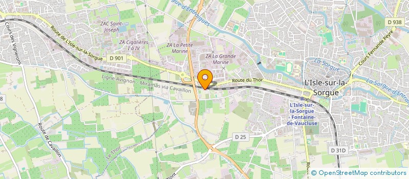 localisation de l'entreprise INTRA NOS  L'ISLE-SUR-LA-SORGUE