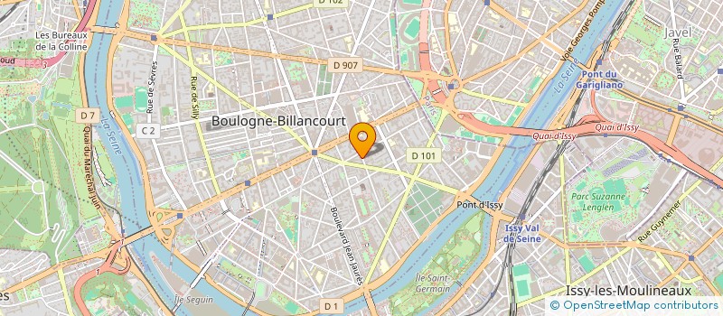 localisation de l'entreprise INTRA SITE à BOULOGNE BILLANCOURT