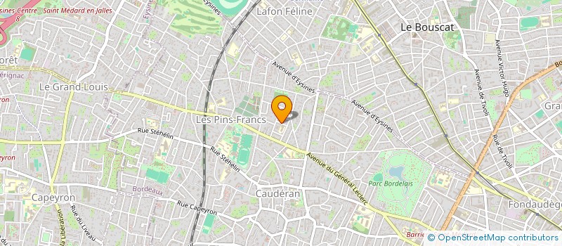 localisation de l'entreprise INTRABO à BORDEAUX