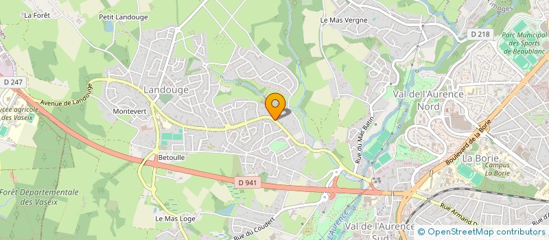 localisation de l'entreprise INTRACOM SERVICE à LIMOGES