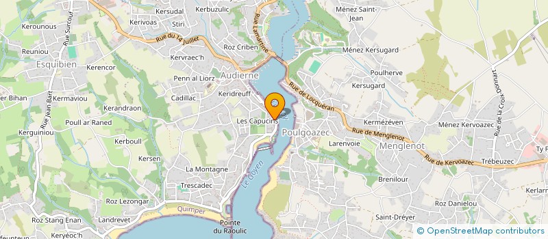 localisation de l'entreprise INTRADOS à AUDIERNE