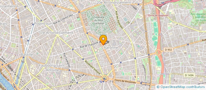 localisation de l'entreprise INTRAFIRM  PARIS