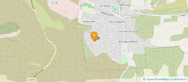 localisation de l'entreprise INTRAKO  POULX