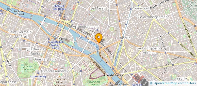 localisation de l'entreprise INTRALEX à PARIS