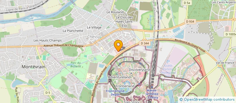 localisation de l'entreprise INTRALIGNE à SURESNES