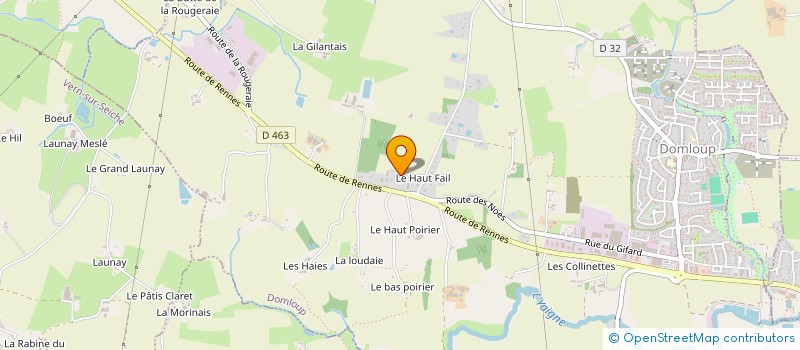 localisation de l'entreprise INTRANET PRO  CHATEAUGIRON