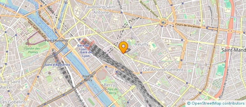 localisation de l'entreprise INTRANS à PARIS