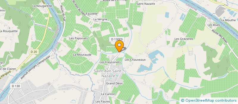 localisation de l'entreprise INTRAPACIFIC LTD FRANCED  SAINT-AVIT-SAINT-NAZAIRE