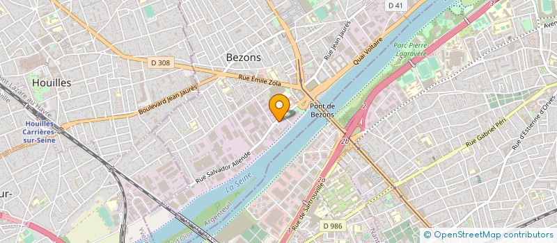 localisation de l'entreprise INTRASEC à BEZONS
