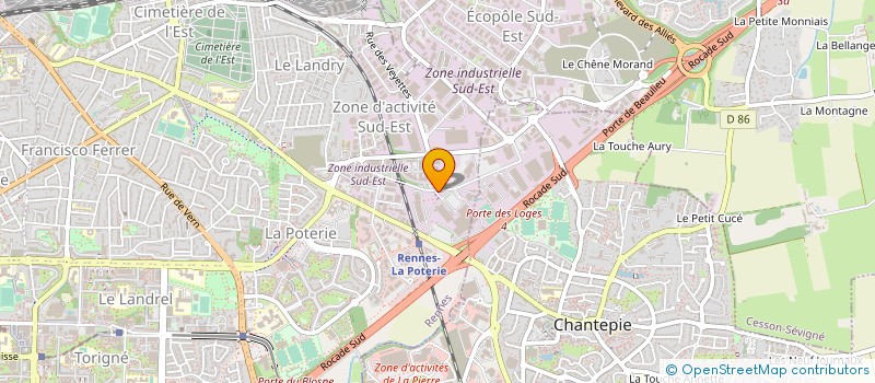 localisation de l'entreprise INTRASIPA à RENNES