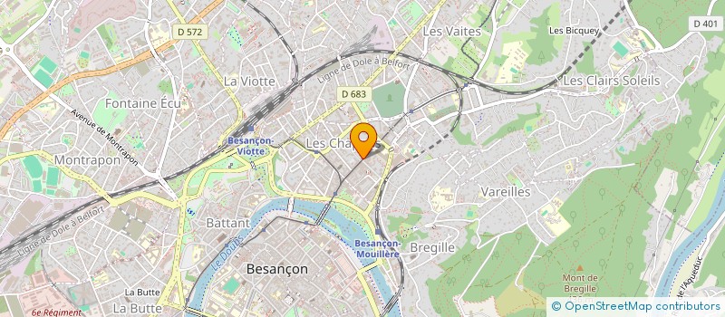 localisation de l'entreprise INTRATEC à BESANCON
