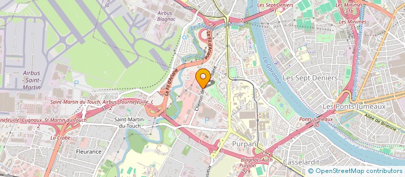 localisation de l'entreprise INTRATERRA à TOULOUSE