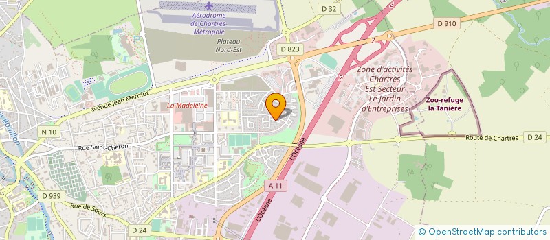localisation de l'entreprise INTRCULTUR'AILES à CHARTRES