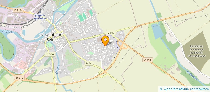 localisation de l'entreprise INTREPIDE  NOGENT-SUR-SEINE