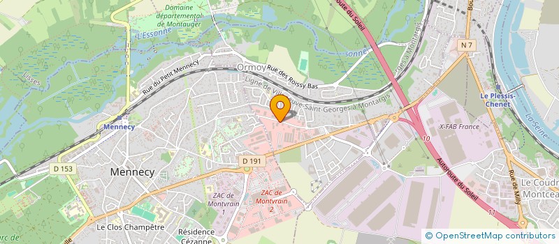 localisation de l'entreprise INTREX 59 à ORMOY
