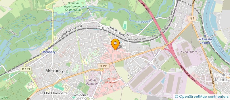 localisation de l'entreprise INTREX 80 à ORMOY
