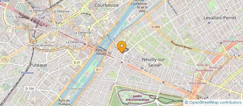 localisation de l'entreprise INTRINSEQUE à NEUILLY-SUR-SEINE