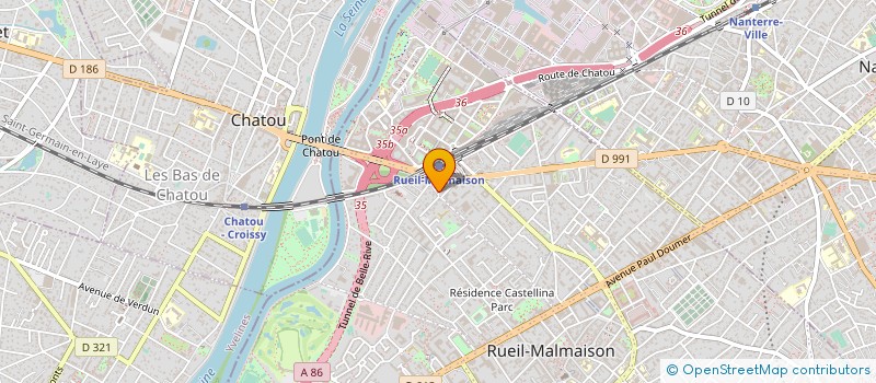 localisation de l'entreprise INTRUM CORPORATE à RUEIL-MALMAISON