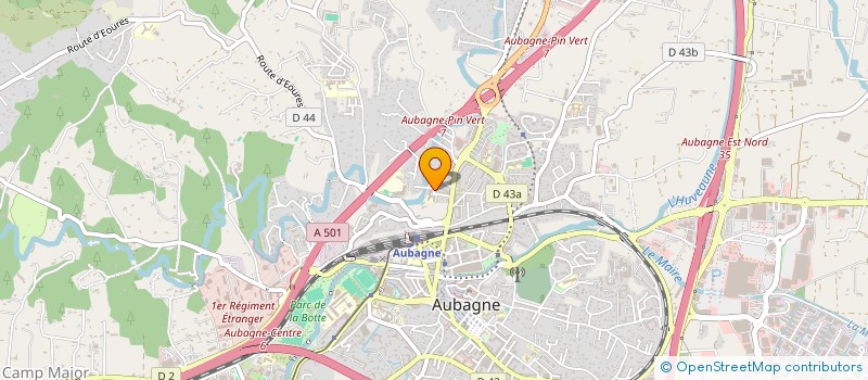 localisation de l'entreprise INTRUST MEDIATRUST à AUBAGNE