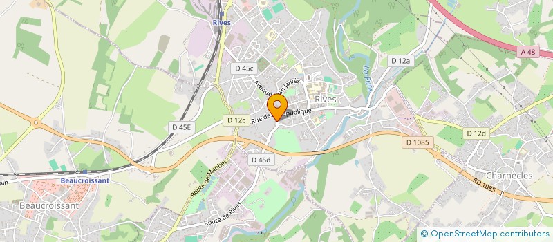 localisation de l'entreprise INTTEC SARL  RIVES