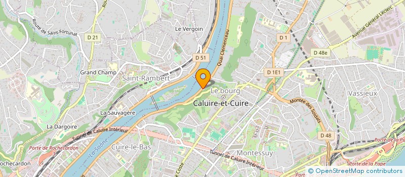 localisation de l'entreprise INTUERIS  CALUIRE-ET-CUIRE