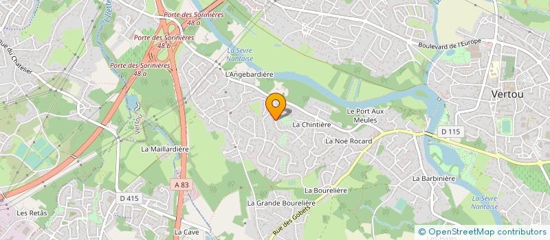 localisation de l'entreprise INTUI WEST IMMOBILIER à VERTOU