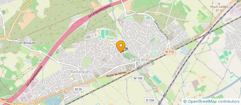 localisation de l'entreprise INTUICIA IMMOBILIER à BAILLARGUES