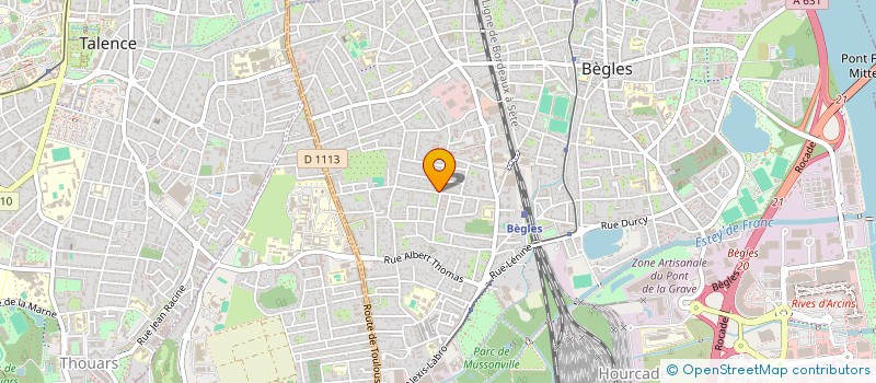 localisation de l'entreprise INTUISPHERE à BEGLES