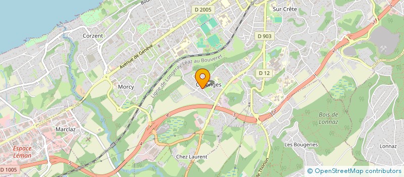 localisation de l'entreprise INTUITEC FRANCE à THONON-LES-BAINS