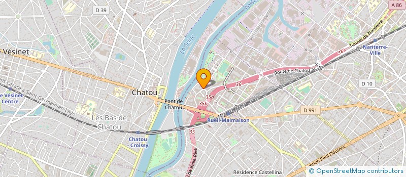 localisation de l'entreprise INTUITECH à RUEIL-MALMAISON