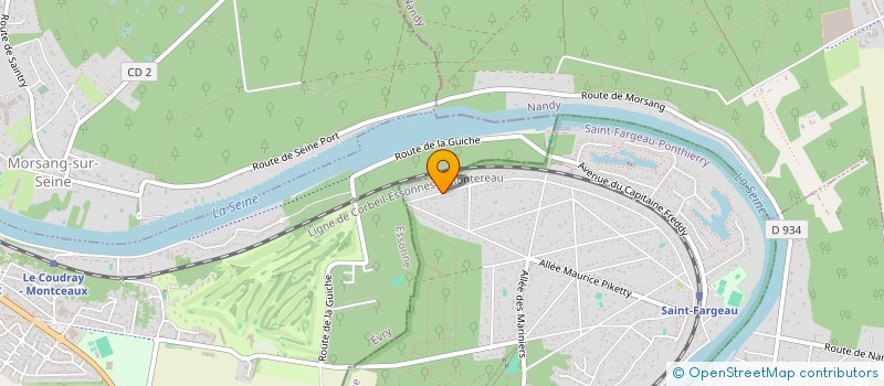 localisation de l'entreprise INTUITI CONSEILS & GESTION à SAINT-FARGEAU-PONTHIERRY
