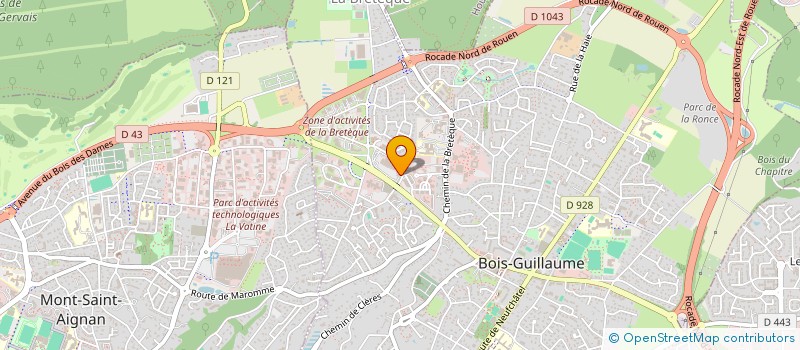 localisation de l'entreprise INTUITIF à BOIS GUILLAUME