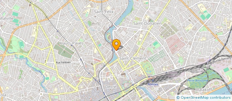 localisation de l'entreprise INTUITION à NANTES