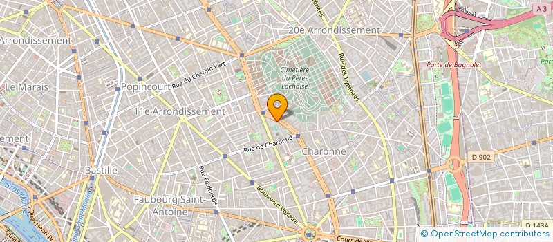 localisation de l'entreprise INTUITION  PARIS