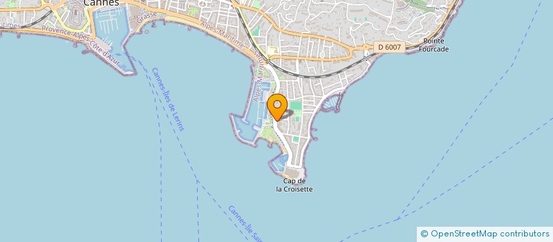 localisation de l'entreprise INTUITION - IMMOBILIER ET GERANCE  CANNES