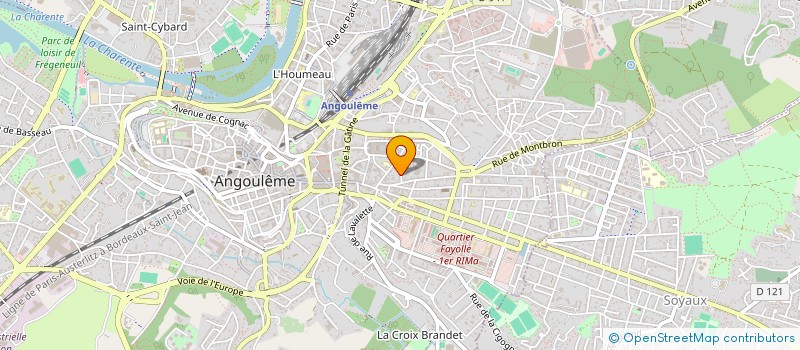 localisation de l'entreprise INTUITIVE CONCEPT I.C à ANGOULEME