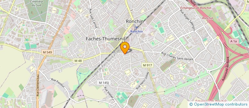 localisation de l'entreprise INTUITO  FACHES-THUMESNIL