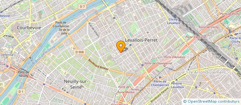localisation de l'entreprise INTUITU PERSONAE à LEVALLOIS-PERRET