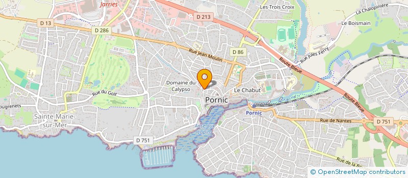 localisation de l'entreprise INTUITU PERSONAE ACCOMPAGNEMENT PATRIMONIAL  PORNIC